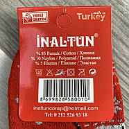 Новорічні шкарпетки жіночі махрові бавовна Inaltun, Туреччина, розмір 36-40, асорті, 08466, фото 4