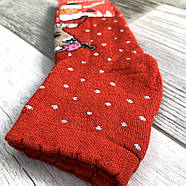 Новорічні шкарпетки жіночі махрові бавовна Inaltun, Туреччина, розмір 36-40, асорті, 08465, фото 2