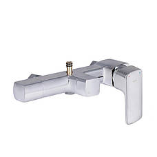 Душова система для кабіни Qtap Capricorn на три споживачі (з виливом) 53103KNC Chrome, фото 4
