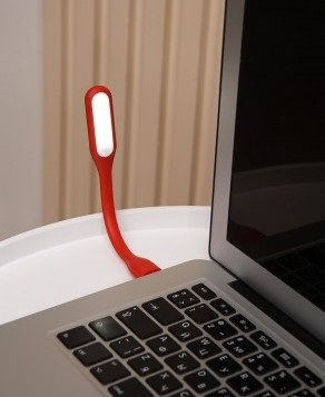 Світлодіодний LED-лампа ліхтар від USB (червоний, синій, зелений, чорний)
