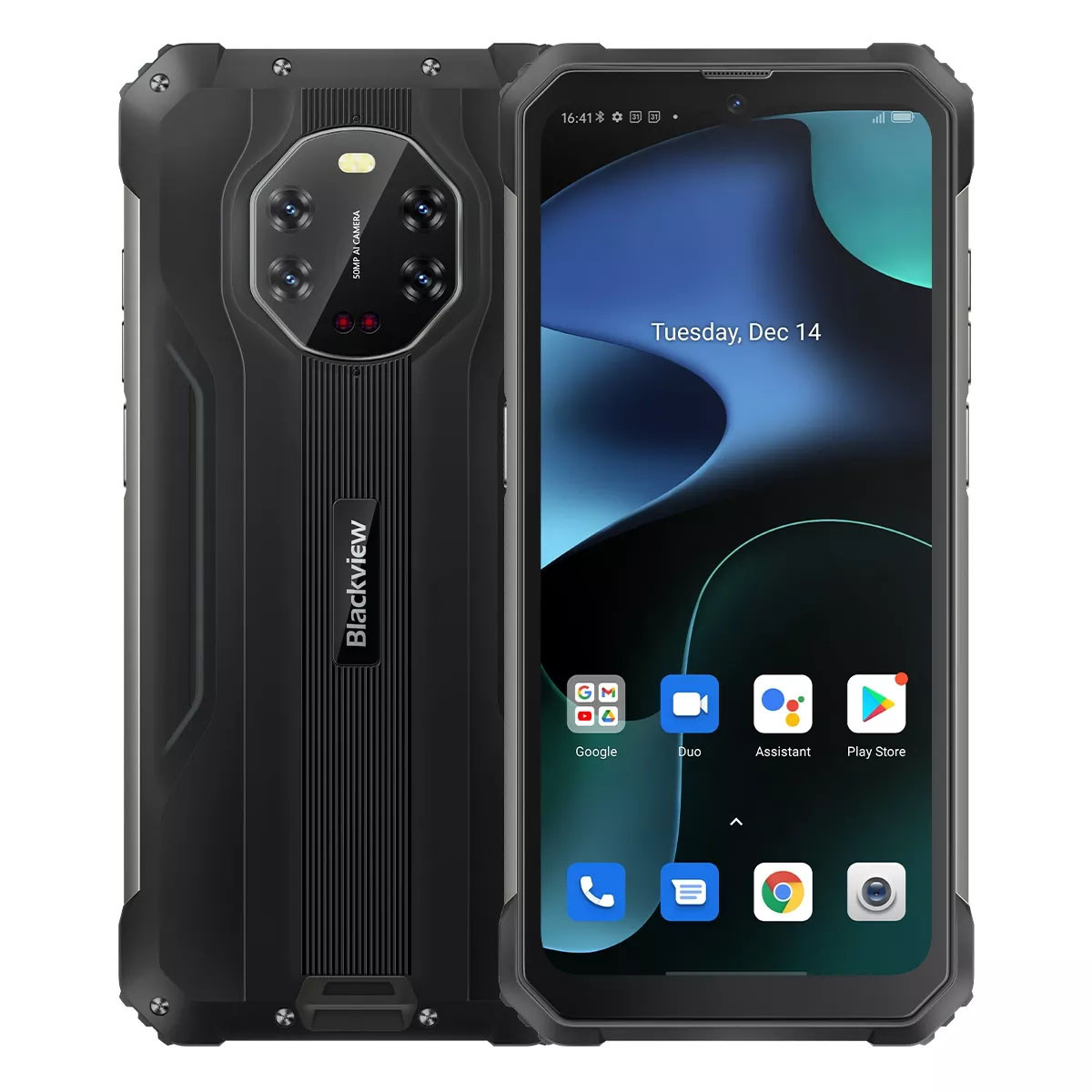Смартфон протиударний Blackview BV8800 8/128Gb, 8380 mAh, камера нічного бачення, фото 1
