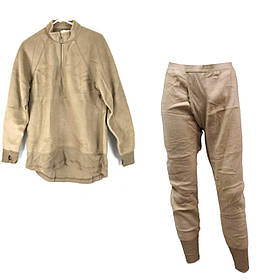 Вогнестійкий комплект термобілизни, Розмір: Large Long, FREE Midweight Layer Fleece Set FR, Колір: Tan