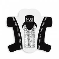 Формы для наращивания ногтей NUB Nail Enhancement Forms, универсальные, прозрачные, 300 шт