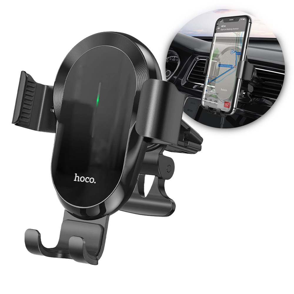 Держатель-беспроводная зарядка (автодержатель) для телефона в машину ...