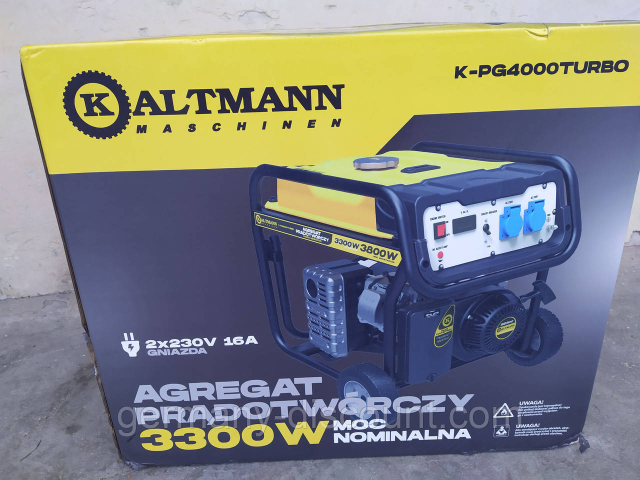 Бензиновий генератор Kaltmann 3.8 кВт (Мідна обмотка), фото 1