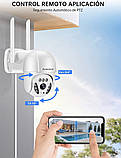 Anksono Зовнішня WiFi-камера спостереження, 1080P IP-камера Домашнє спостереження з автоматичним відстеженням, фото 2
