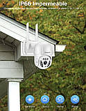 Anksono Зовнішня WiFi-камера спостереження, 1080P IP-камера Домашнє спостереження з автоматичним відстеженням, фото 6