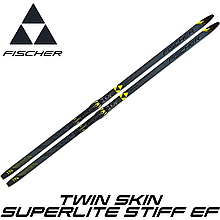 Бігові лижі для дорослих FISCHER Twin Skin Superlite Stiff Ef