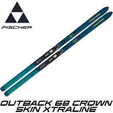 Бігові лижі для дорослих FISCHER Outback 68 Crown Skin Xtraline