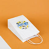 Подарункові пакети з символікою 150*90*240 мм маленькі Подарункові пакети української тематики, фото 6