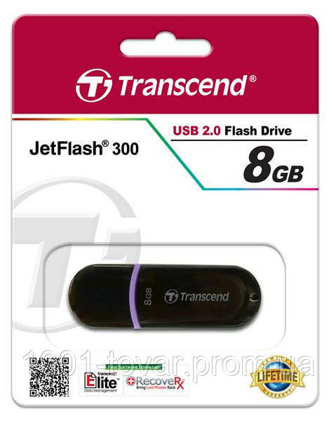 Накопичувач USB Transcend JetFlash 300 8 GB, фото 1