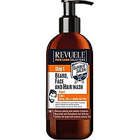 Revuele Men care Средство для мытья мужское 3в1 для бороды, лица и волос 300 мл