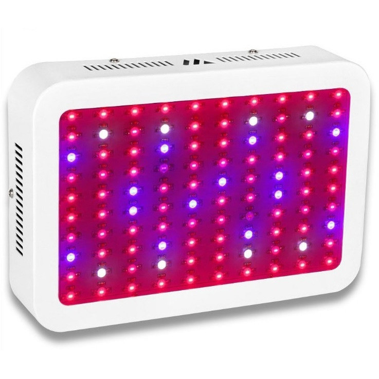 Фитолампа для растений светодиодная CNV 300Вт 100LED с охлаждением Бел