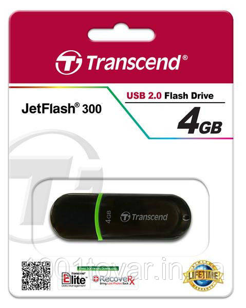 Накопичувач USB Transcend JetFlash 300 4 GB, фото 1