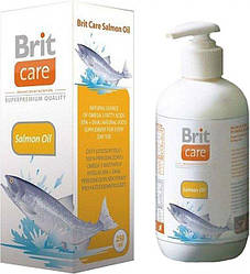 Лососева олія Brit Care Salmon Oil (Бріт Кеа Олія лосося для шкіри та шерсті) 250 мл