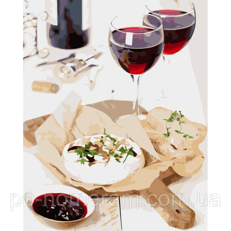 Акційна Розмальовка по номерах Strateg Вечеря п'ятниці (SR-VA-3433) 40 х 50 см, фото 1