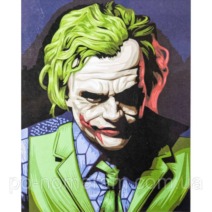 Акційна Розмальовка по номерах Strateg Погляд Джокера (SR-VA-3380) 40 х 50 см, фото 1