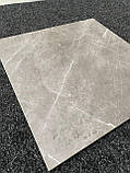 Сіра плитка під мармур 600х600 "Кемограніт", фото 2