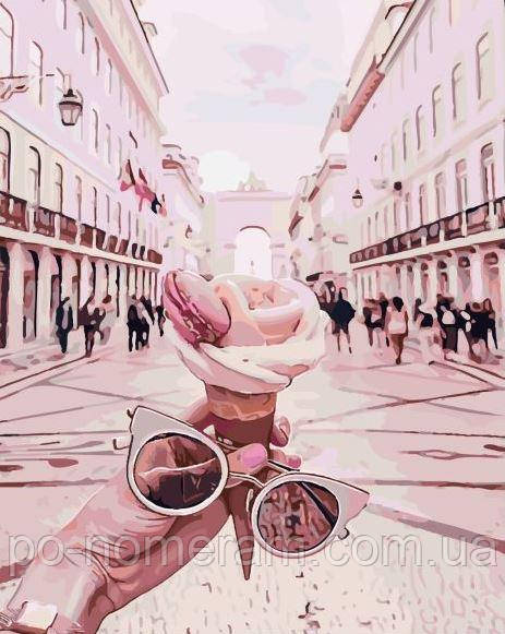 Акційна Картина за номерами Strateg В рожевих окулярах (SR-SY6172) 40 х 50 см, фото 1