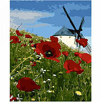 Картини за номерами Strateg Млин (SR-SY6688) 40 х 50 см