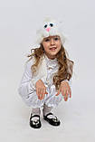Дитячий карнавальний костюм "Зайка" білий заєць, фото 6