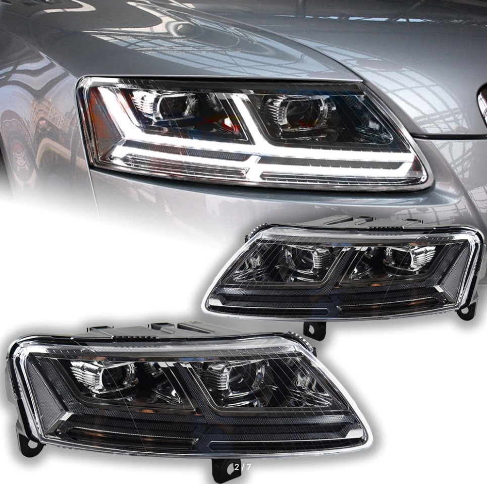Передні фари Audi A6 C6 (05-11) тюнінг Full Led оптика (заміна рідного ксенону)