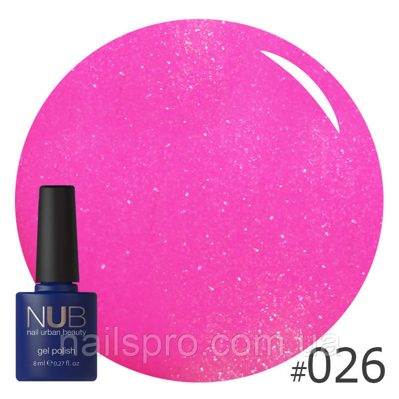 Гель-лак для нігтів NUB 8 мл № 026