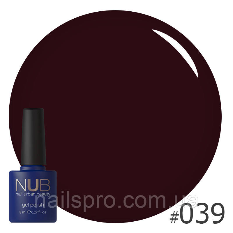 Гель-лак для нігтів NUB 8 мл № 039