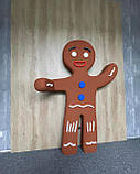 Декоративний Пряник Пряничний чоловічок з пінопласту 180 см з льодяником, фото 4