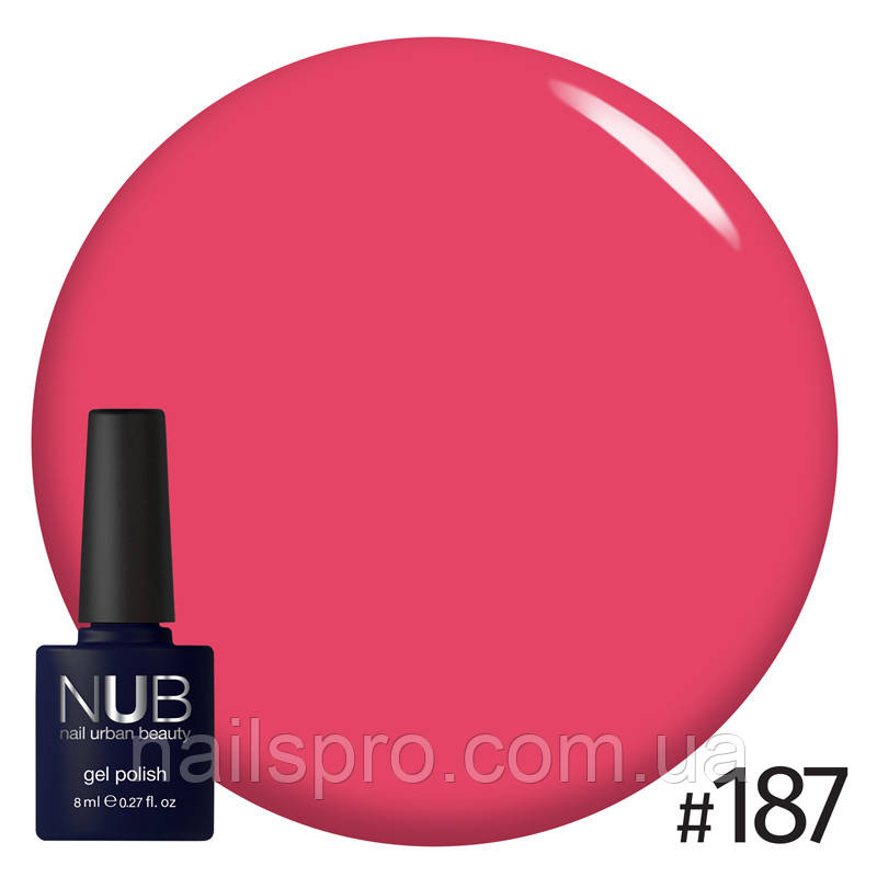 Гель-лак для нігтів NUB 8 мл № 187