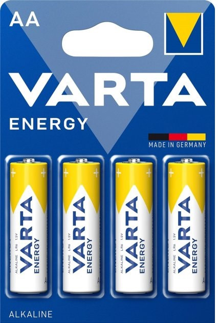 Батарейка Varta Energy AA BL 4 ціна за блістер 4 шт