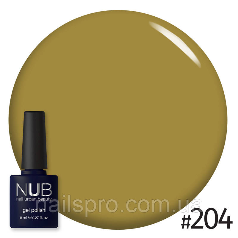 Гель-лак для нігтів NUB 8 мл № 204