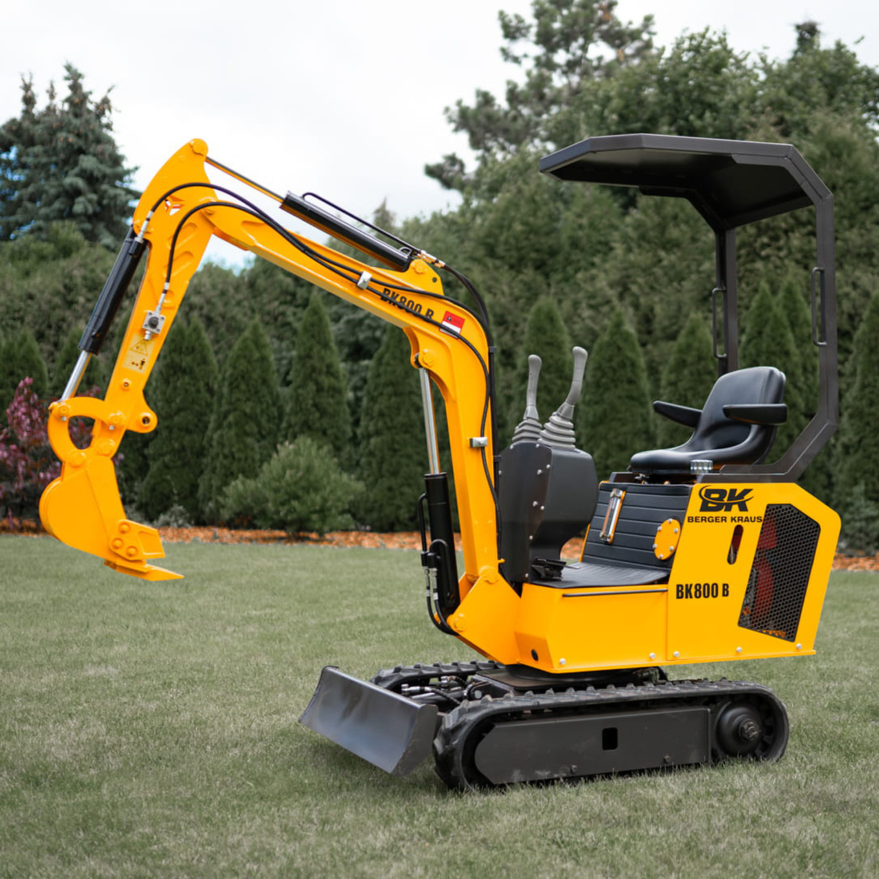 Міні-екскаватор Berger Kraus BK800BS з повним комплектом приладдя, фото 1