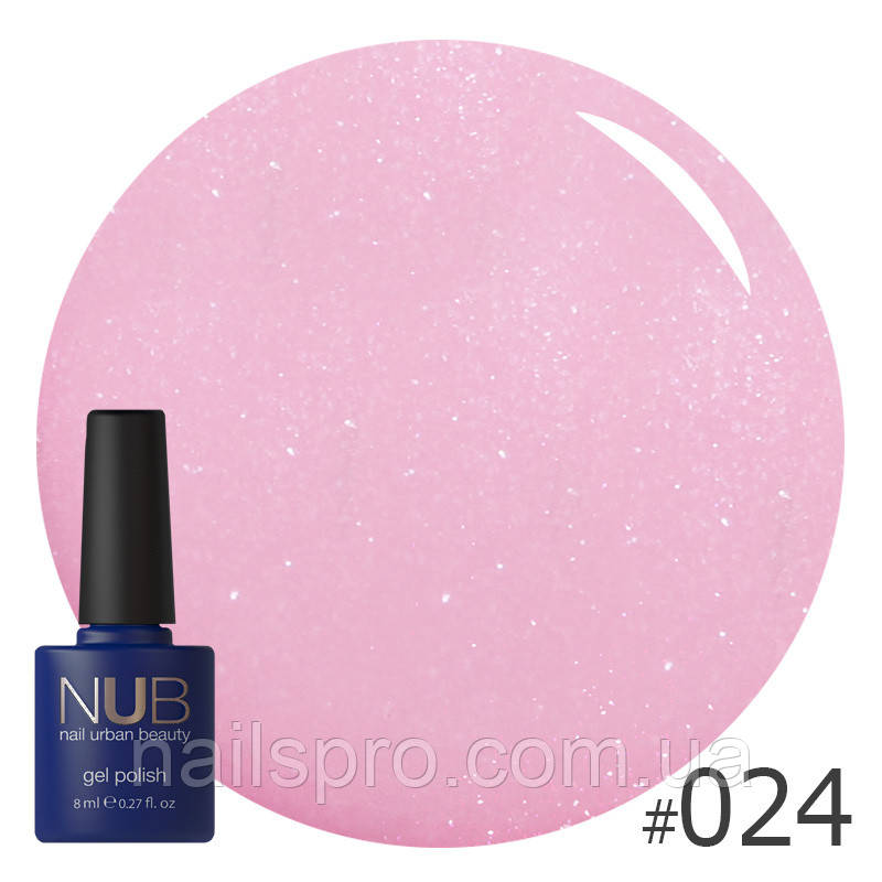 Гель-лак для нігтів NUB 11.8 мл № 024 Ballerina