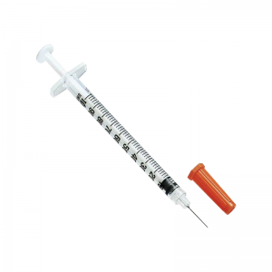 Інсуліновий Шприц 1 мл U-100 з інтегрованою голкою 29G (0.33*13 мм) Medicare
