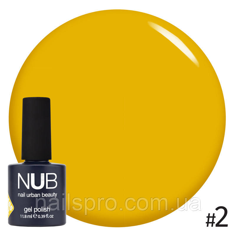 Вітражний гель-лак NUB Glass Gel Polish 11.8 мл, № 002