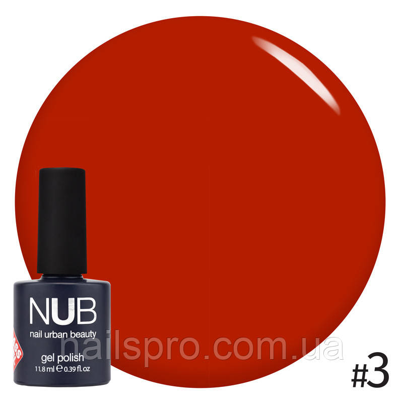 Вітражний гель-лак NUB Glass Gel Polish 11.8 мл, № 003
