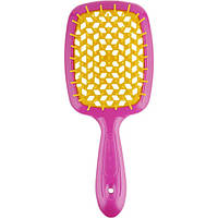 Щітка для волосся Janeke Superbrush Small Рожевий з жовтим