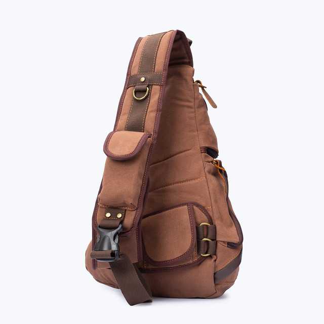 Фото рюкзак чоловічий Augur через плече коричневий Фото рюкзак чоловічий Augur через плече коричневий