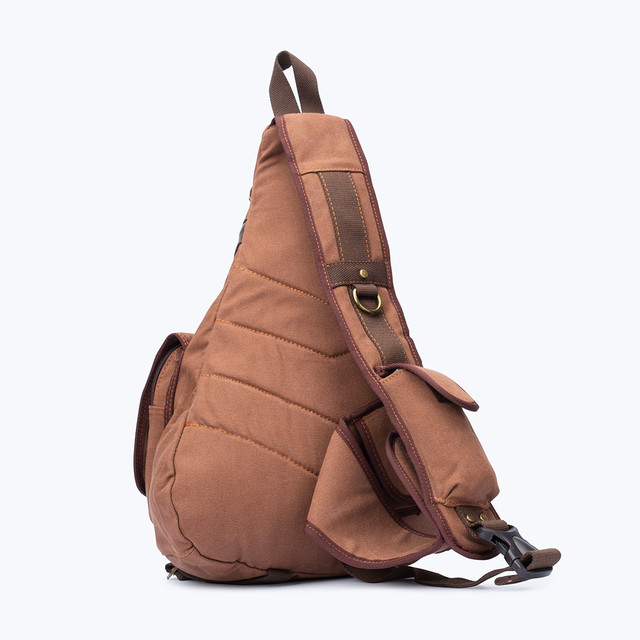Фото рюкзак чоловічий Augur через плече коричневий Фото рюкзак чоловічий Augur через плече коричневий