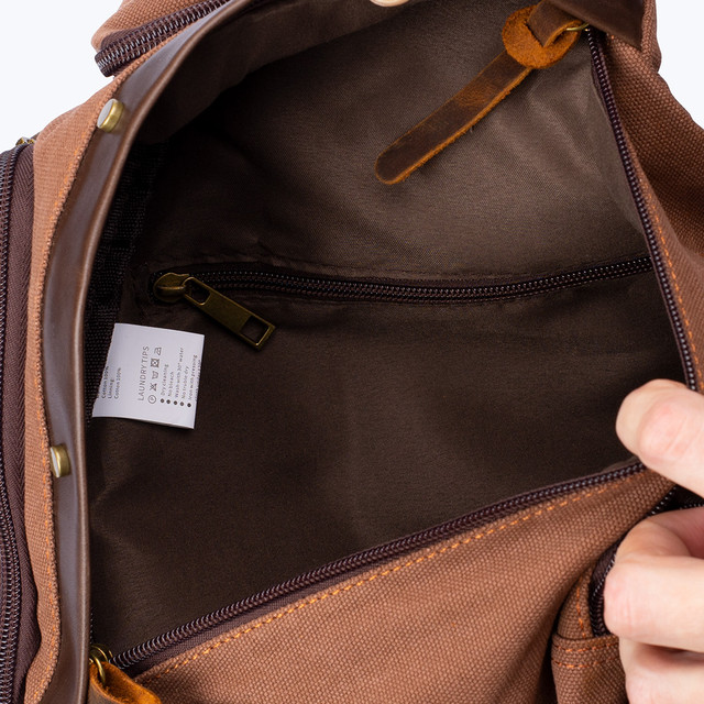 Фото рюкзак чоловічий Augur через плече коричневий Фото рюкзак чоловічий Augur через плече коричневий