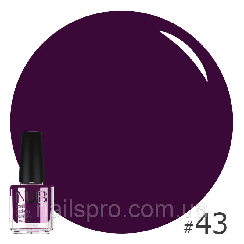 Лак для манікюру NUB Nail Polish 14 мл, № 43