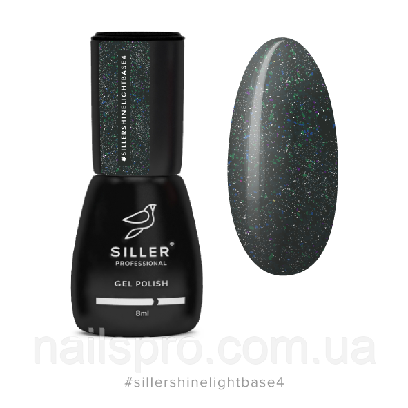 Світловідбивна база Siller Shine Light Base 8 мл №04 синя