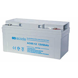 Акумулятор для безперебійного живлення AGM ACODA  AC65-12 12V 65Ah