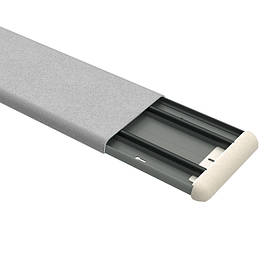 Відбійник дошка для стін в медичних центрах ширина 150 мм сірий ПВХ каркас WG150-1