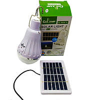 Аккумуляторная лампа Solar Light CL-6028 светильник с солнечной панелью фонарь светодиодный на крючке
