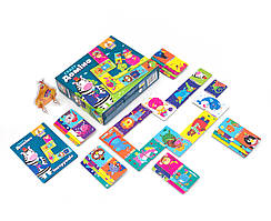 Гра настільна "CRAZY Доміно" укр., у кор. 21*18*5см, Україна, ТМ Владі Тойс (12шт)