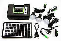 Портативная солнечная автономная система Solar GDLite GD10 + FM радио + Bluetooth