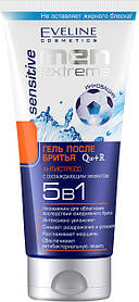 Гель після гоління Eveline Men Extreme Sensitive Q10+R 5 в 1  200 мл (5907609344236)