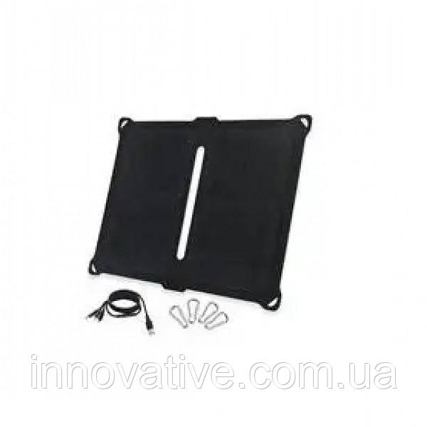 Портативна сонячна зарядна панель IP67 Solar panel 14 W 2xUSB (X001I24TLX) (Чорний), фото 1